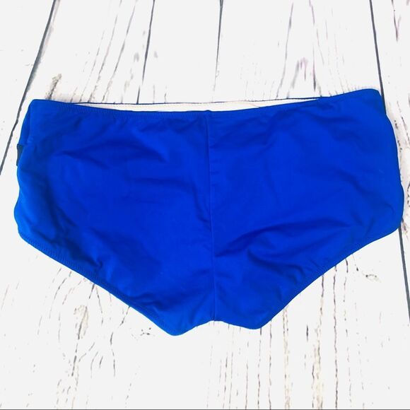 La Perla Colourblock Stripe Hipster Swim Bikini Bottom Blue White Black XS - Picture 2 of 5